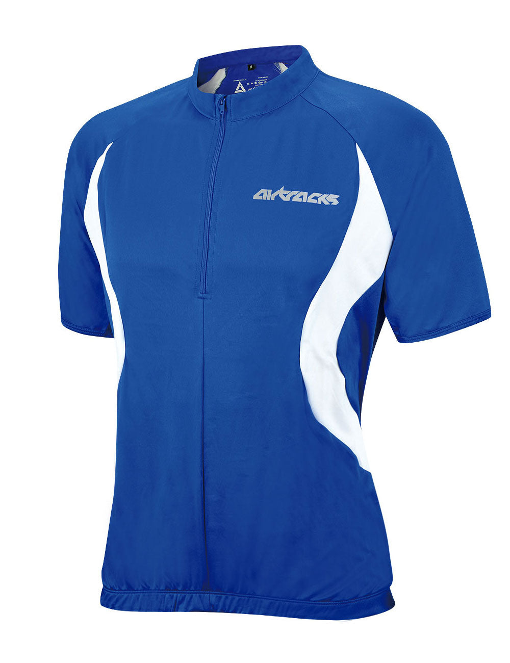 airtracks-v-tements-de-v-lo-team-maillot-manches-courtes-bleu image 1