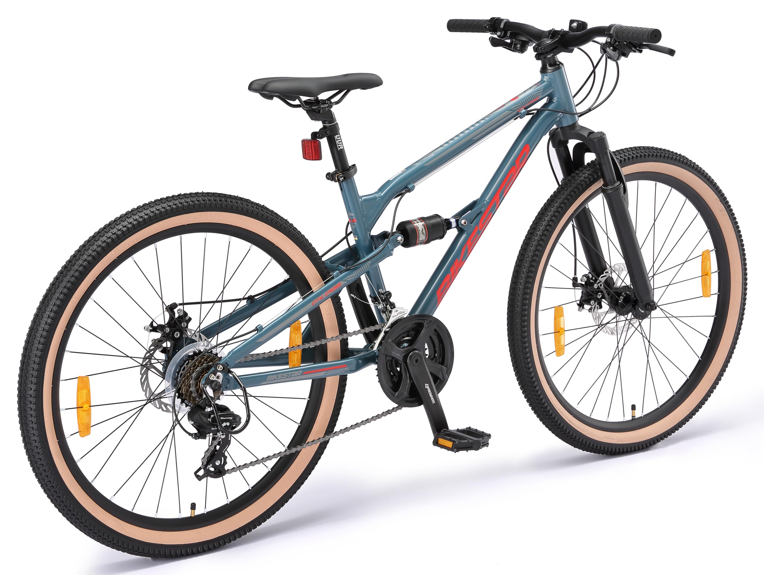 bikestar-vtt-alu-29-pouces-vert-21-vitesses-tout-suspendu image 4