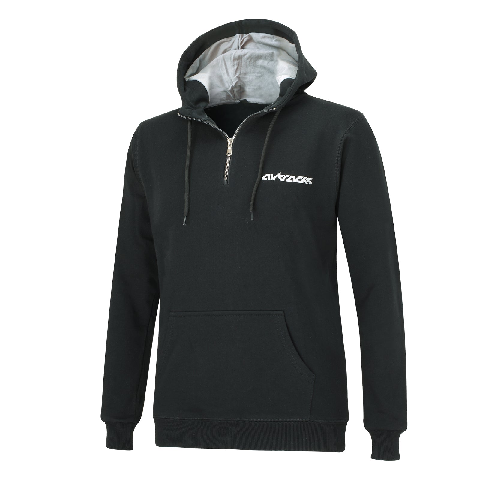 airtracks-streetwear-sweat-zipp-homme-noir-coton image 1