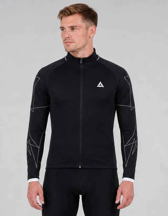airtracks-pro-line-maillot-v-lo-manches-longues-noir-blanc image 1