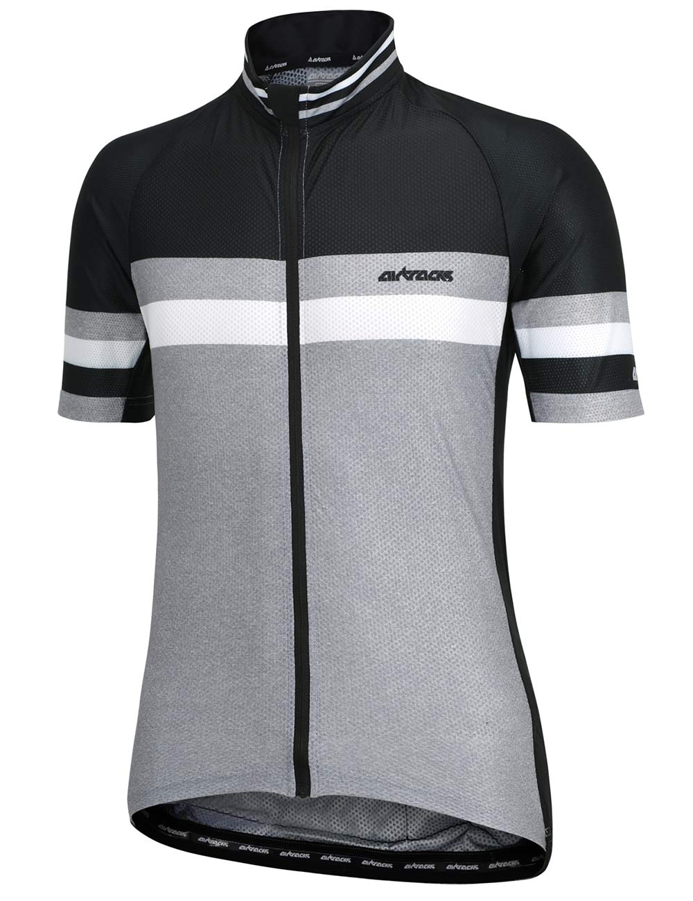 airtracks-pro-line-iii-maillot-v-lo-homme-s-noir-gris-respirant image 1