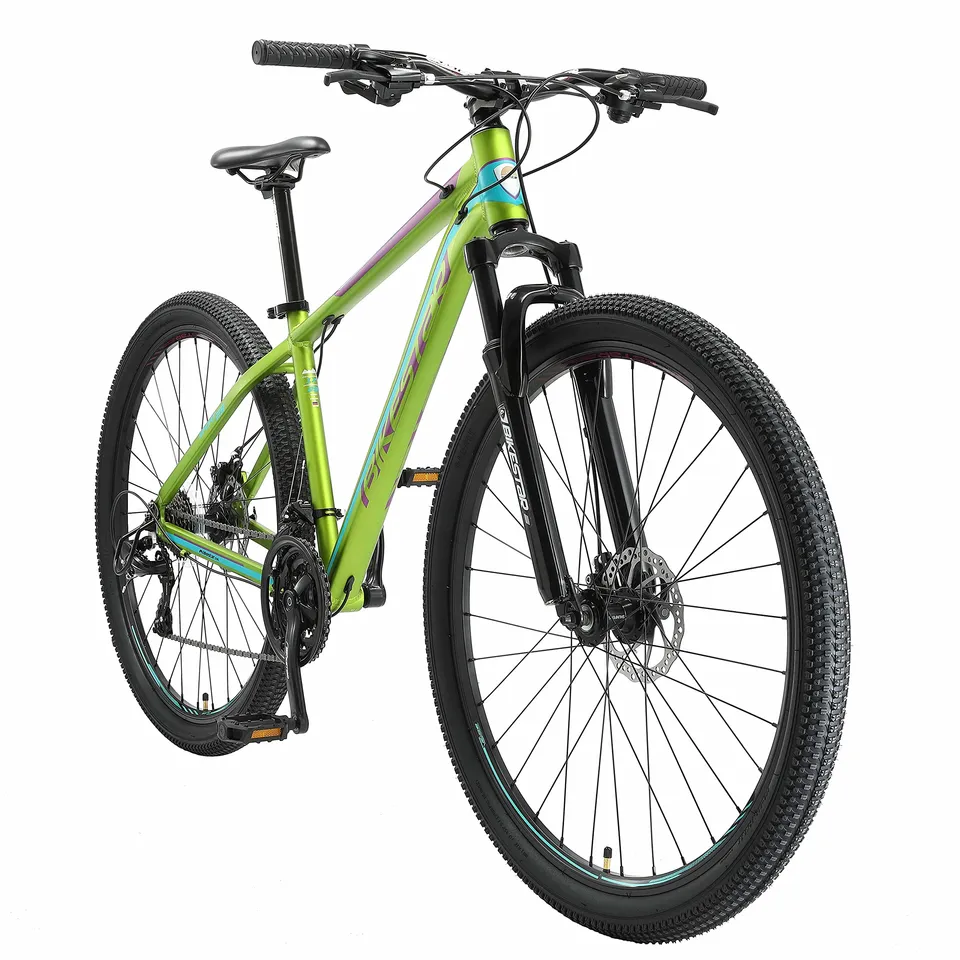 bikestar-vtt-29-pouces-21-vitesses-vert-bleu-cadre-17 image 1