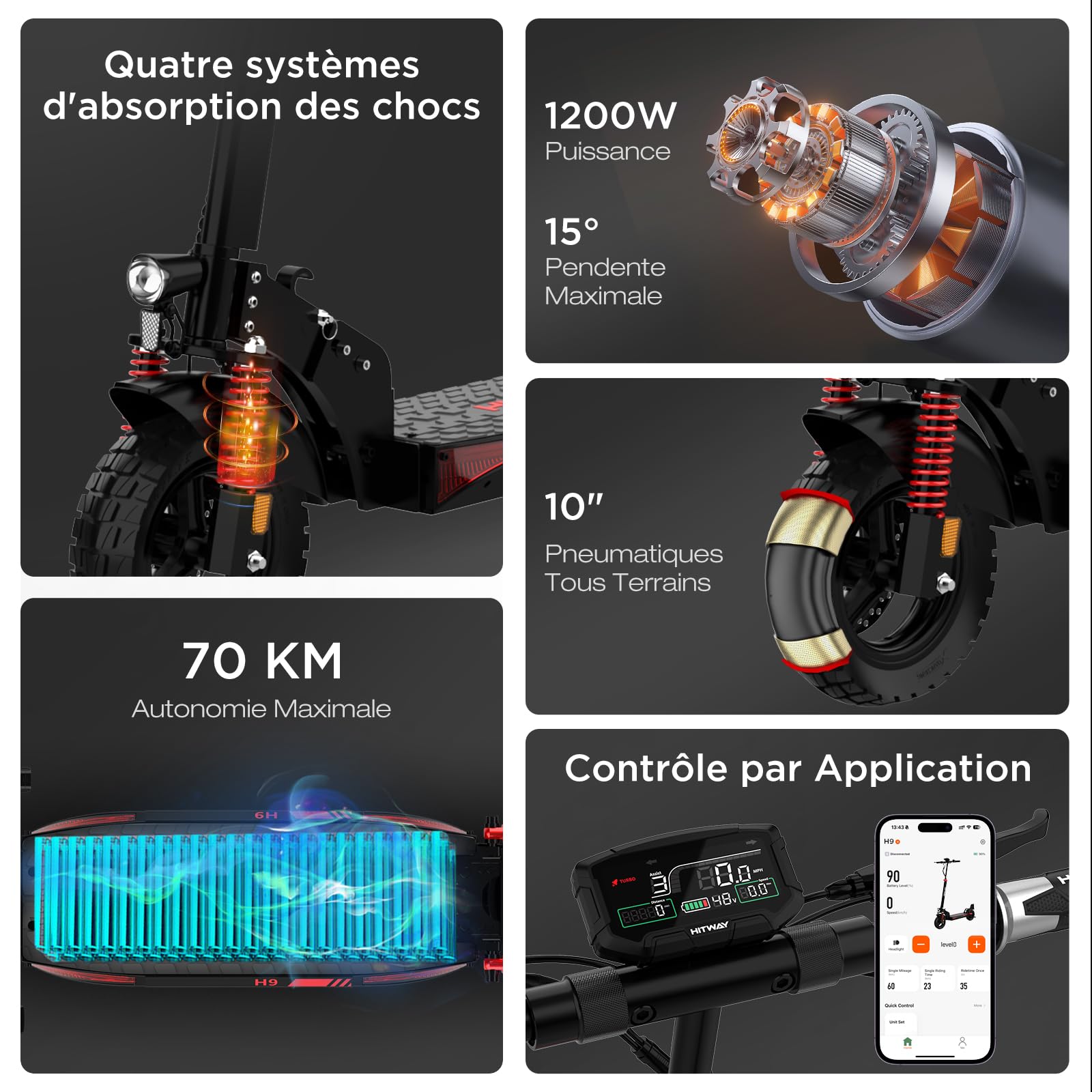 hitway-h9-trottinette-lectrique-48v-15-6ah-10-app image 3