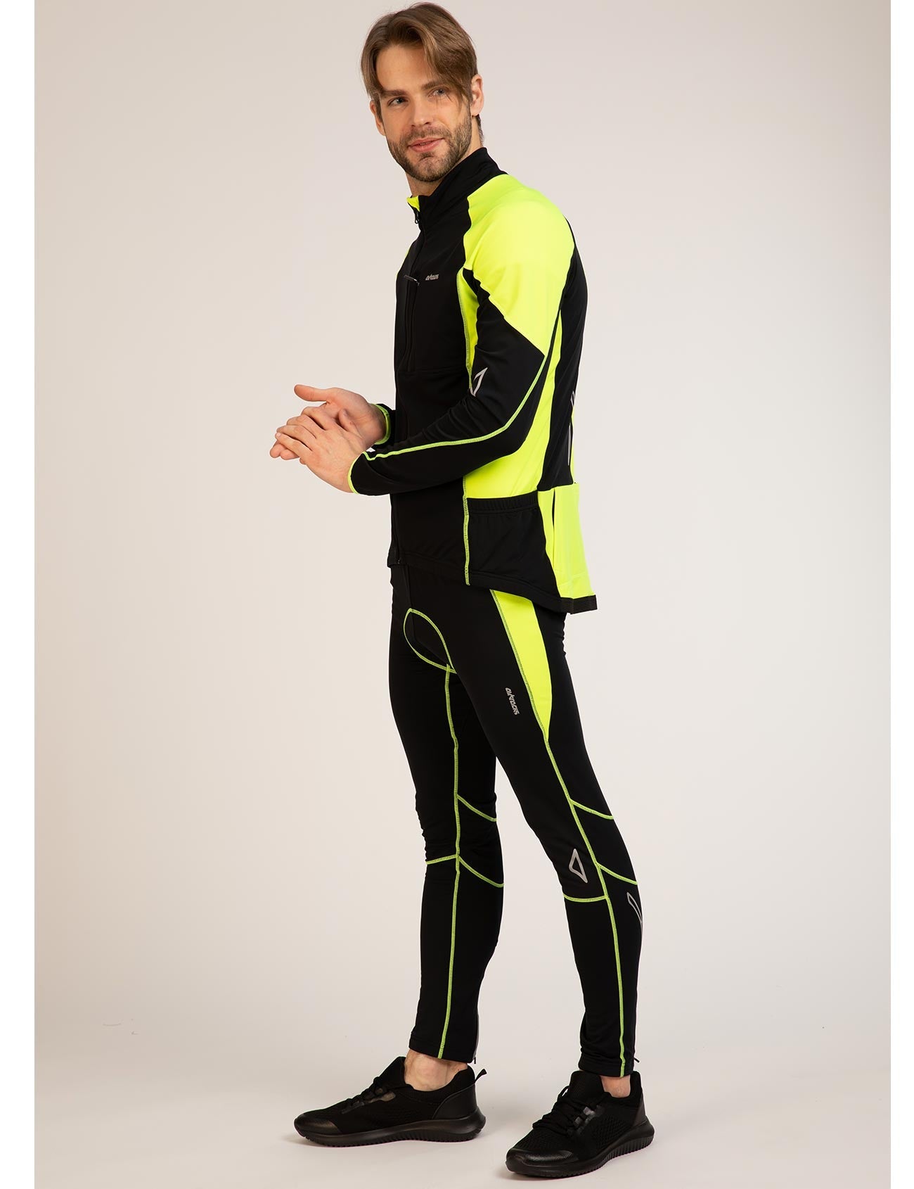 airtracks-v-tements-de-v-lo-maillot-pro-t-maillot-thermique-noir image 5