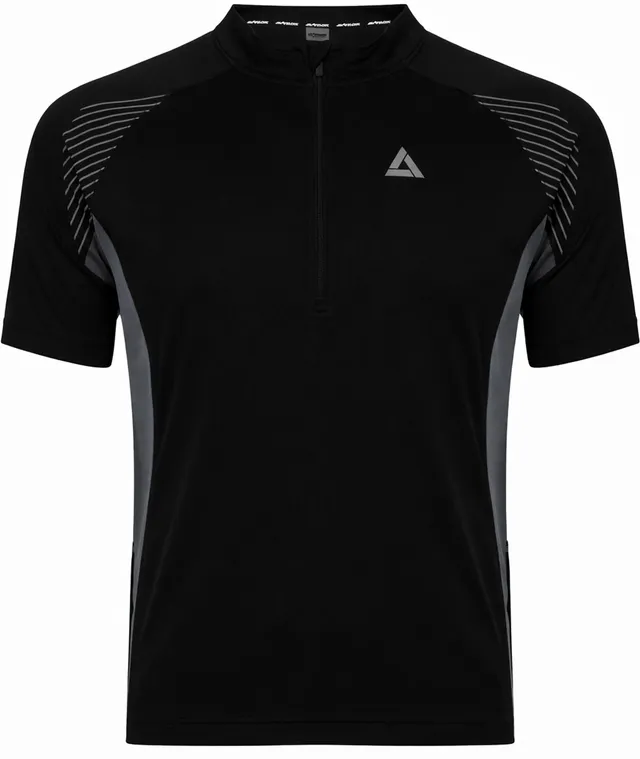 airtracks-team-ii-maillot-v-lo-homme-noir-gris-respirant image 1