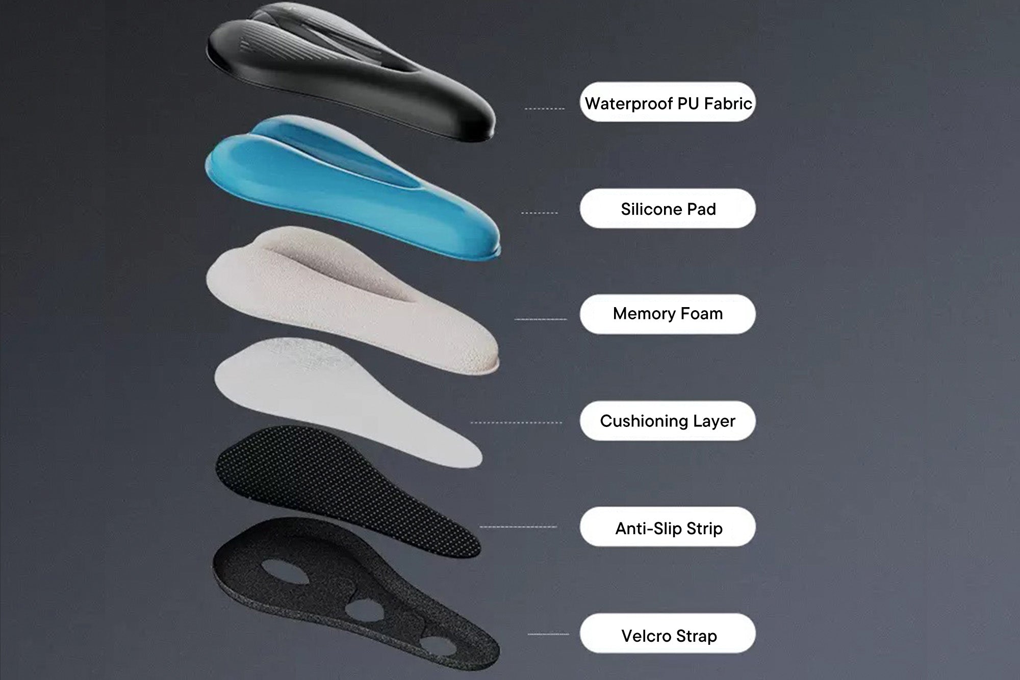 fafrees-housse-de-selle-vtt-silicone-noir image 3