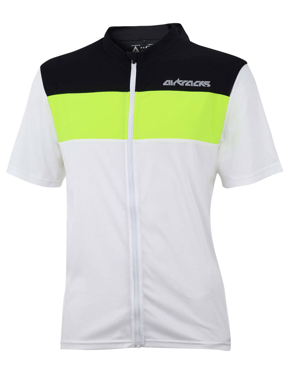 airtracks-pro-air-maillot-v-lo-homme-blanc-manches-courtes image 1