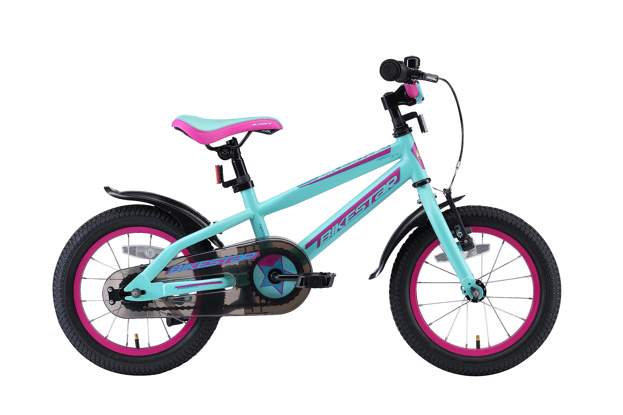 bikestar-v-lo-enfant-14-pouces-vtt-turquoise-berry image 2