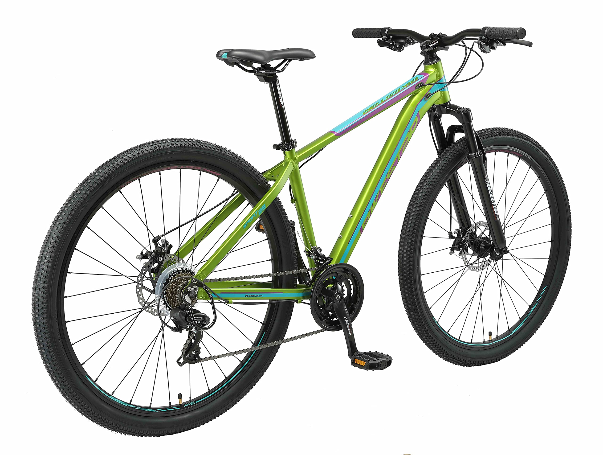 bikestar-vtt-29-pouces-21-vitesses-vert-bleu-cadre-17 image 3
