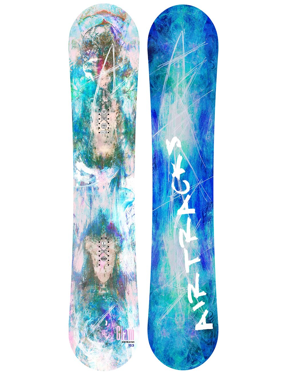 airtracks-glam-zero-rocker-snowboard-femme-150 image 1