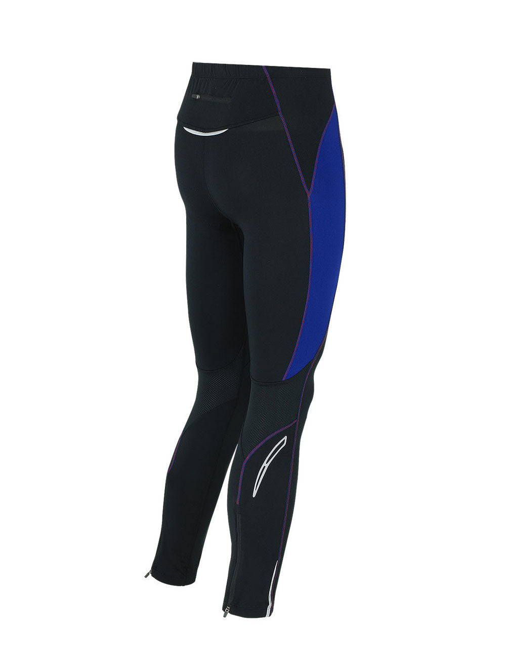 airtracks-pro-air-legging-running-homme-long-noir-bleu-poche image 2