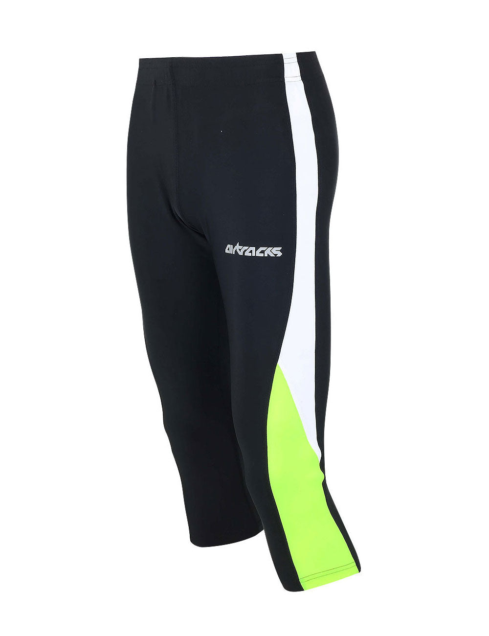 airtracks-v-tements-de-course-pantalon-3-4-homme-noir-respirant image 1