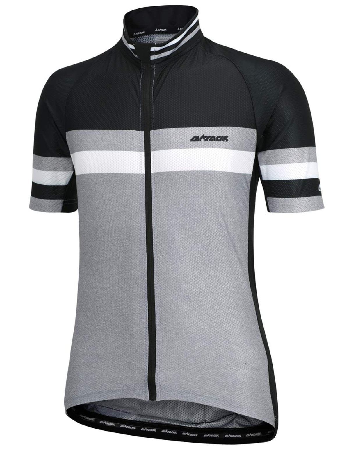 airtracks-pro-line-iii-maillot-v-lo-noir-gris-manches-courtes image 3
