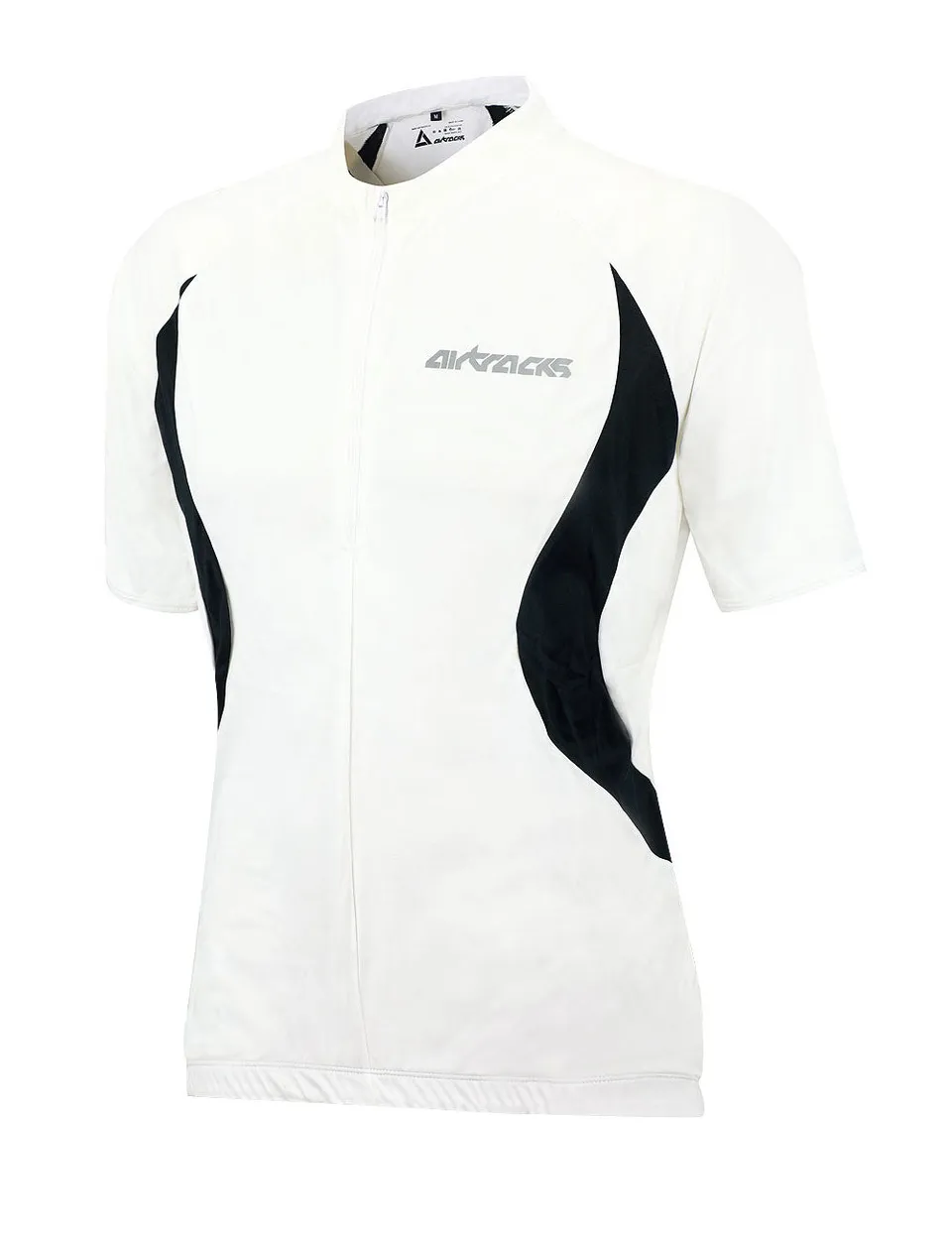 airtracks-team-maillot-v-lo-manches-courtes-blanc-t image 1