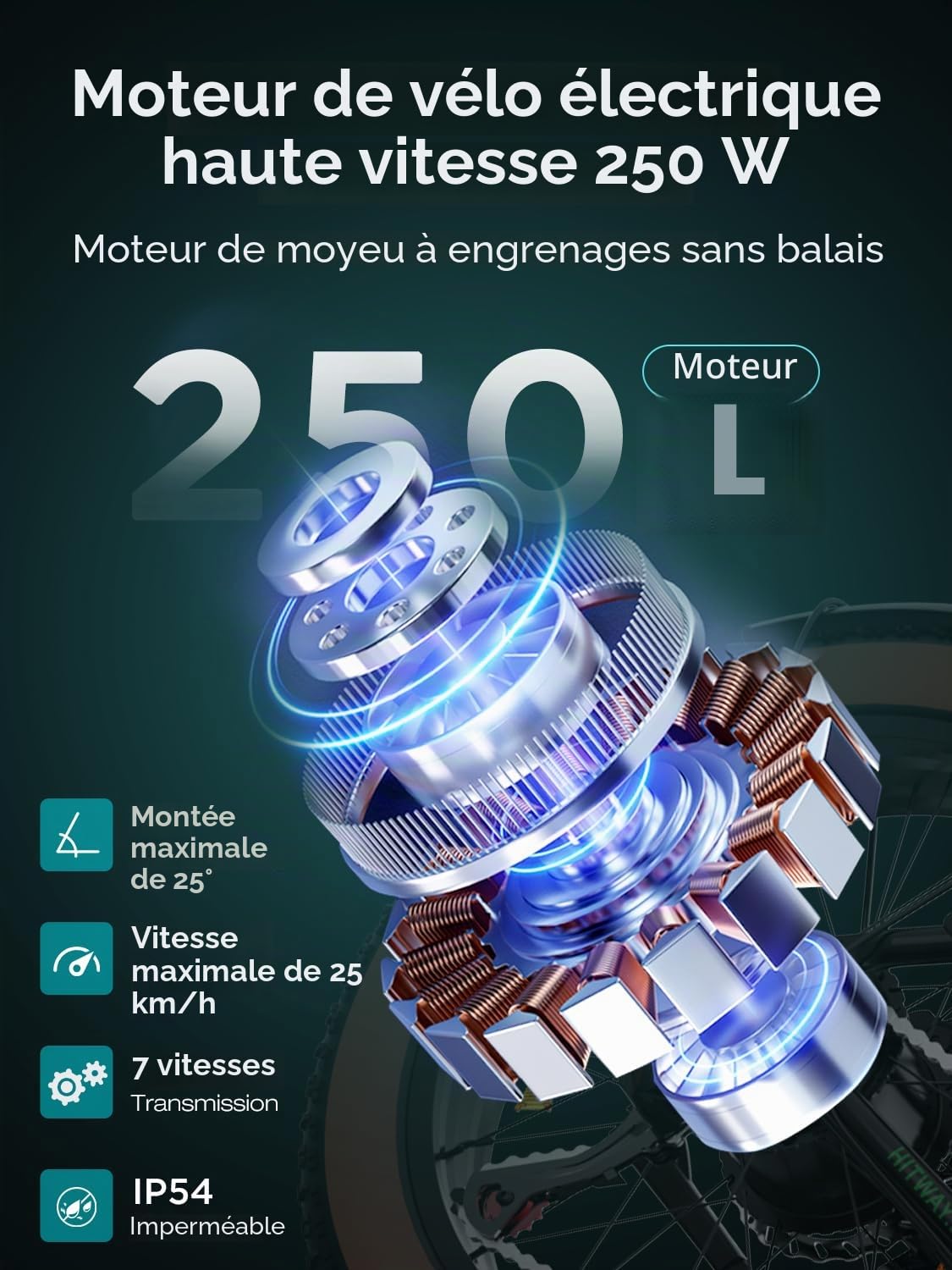 hitway-bk20-v-lo-lectrique-pliable-20-48v-10-4ah-250w image 2