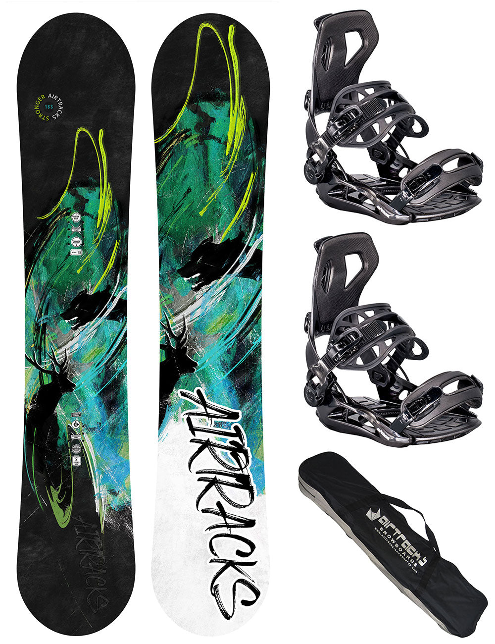 airtracks-snowboard-set-stronger-159-cm-fix-master-pro image 1