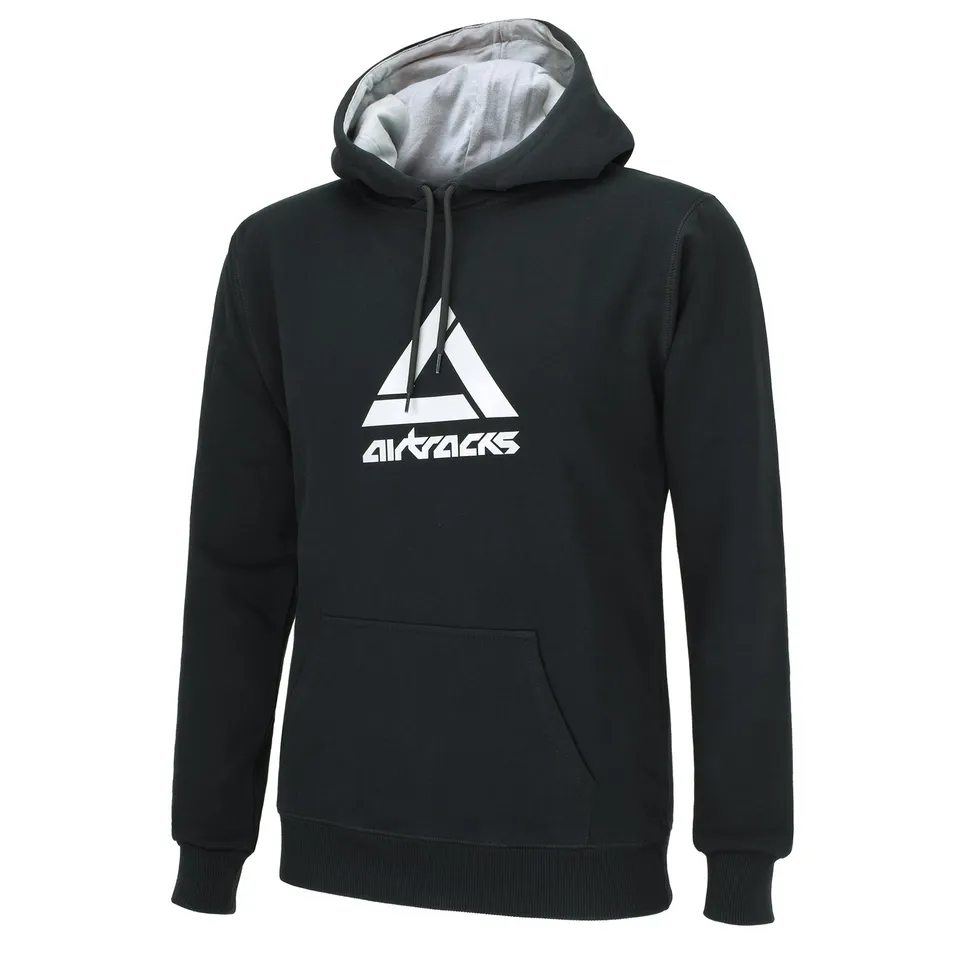 airtracks-team-pro-sweat-capuche-hiver-homme-noir-coton image 1