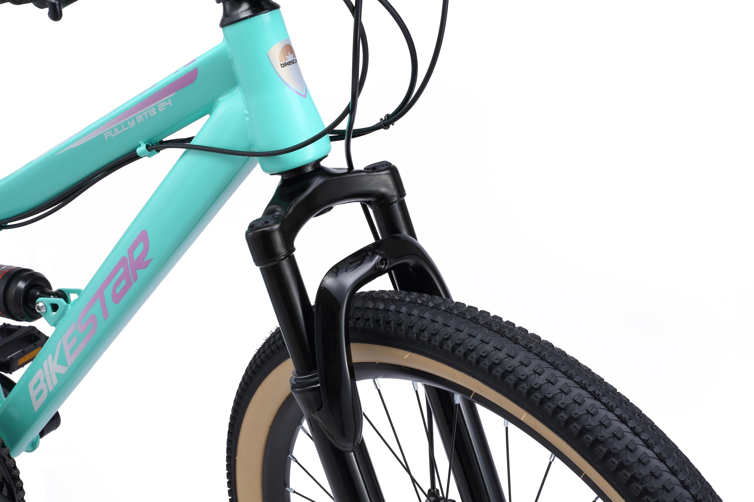 bikestar-vtt-enfant-24-pouces-tout-suspendu-menthe-21-vitesses image 3