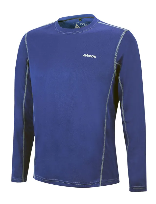 airtracks-pro-air-t-shirt-running-manches-longues-bleu-marine image 1