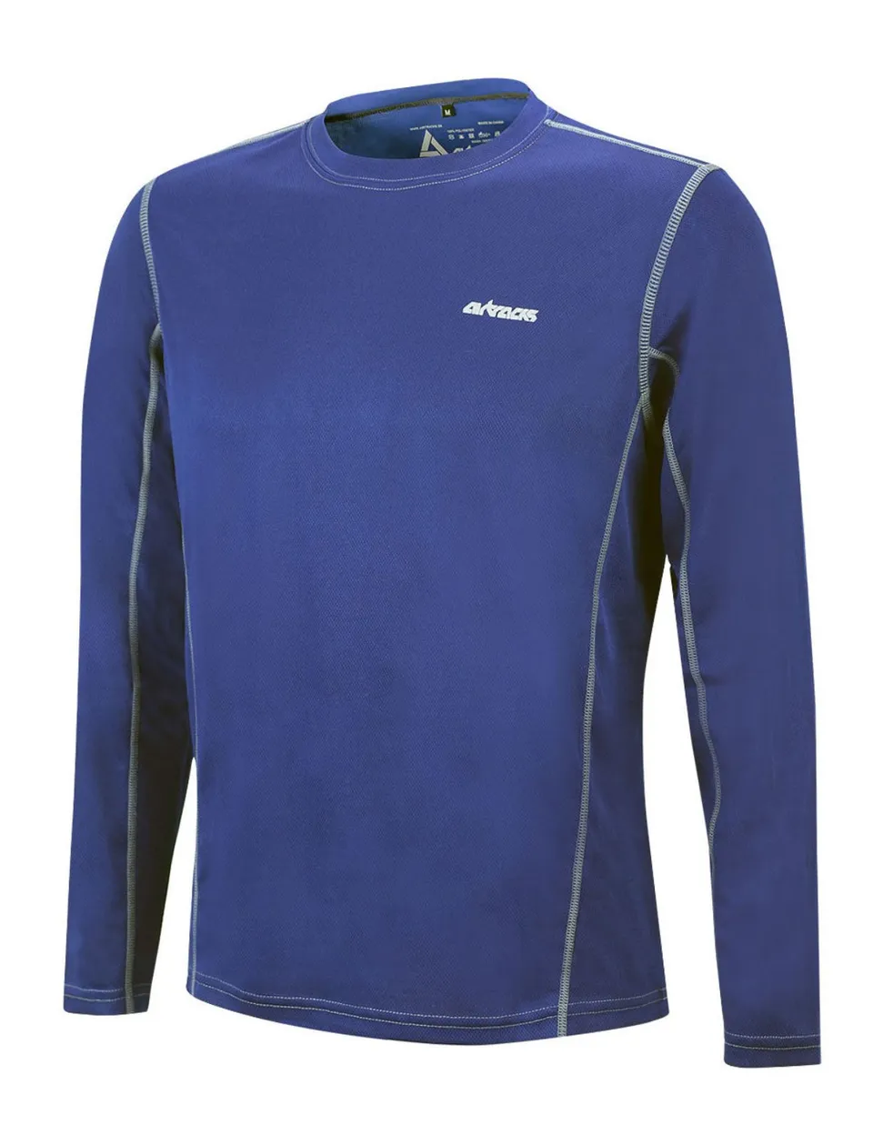 airtracks-pro-air-t-shirt-running-manches-longues-bleu-marine image 1