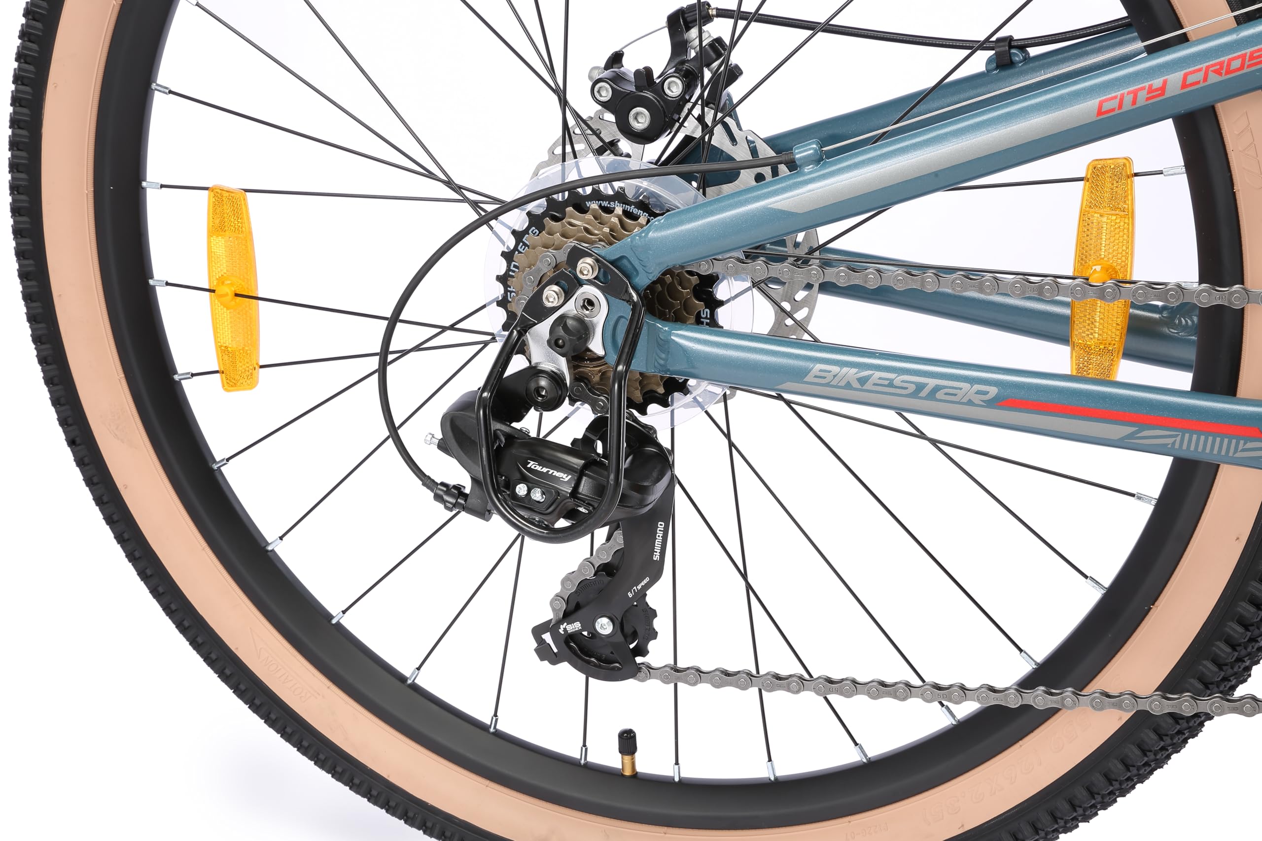bikestar-vtt-alu-29-pouces-vert-21-vitesses-tout-suspendu image 5