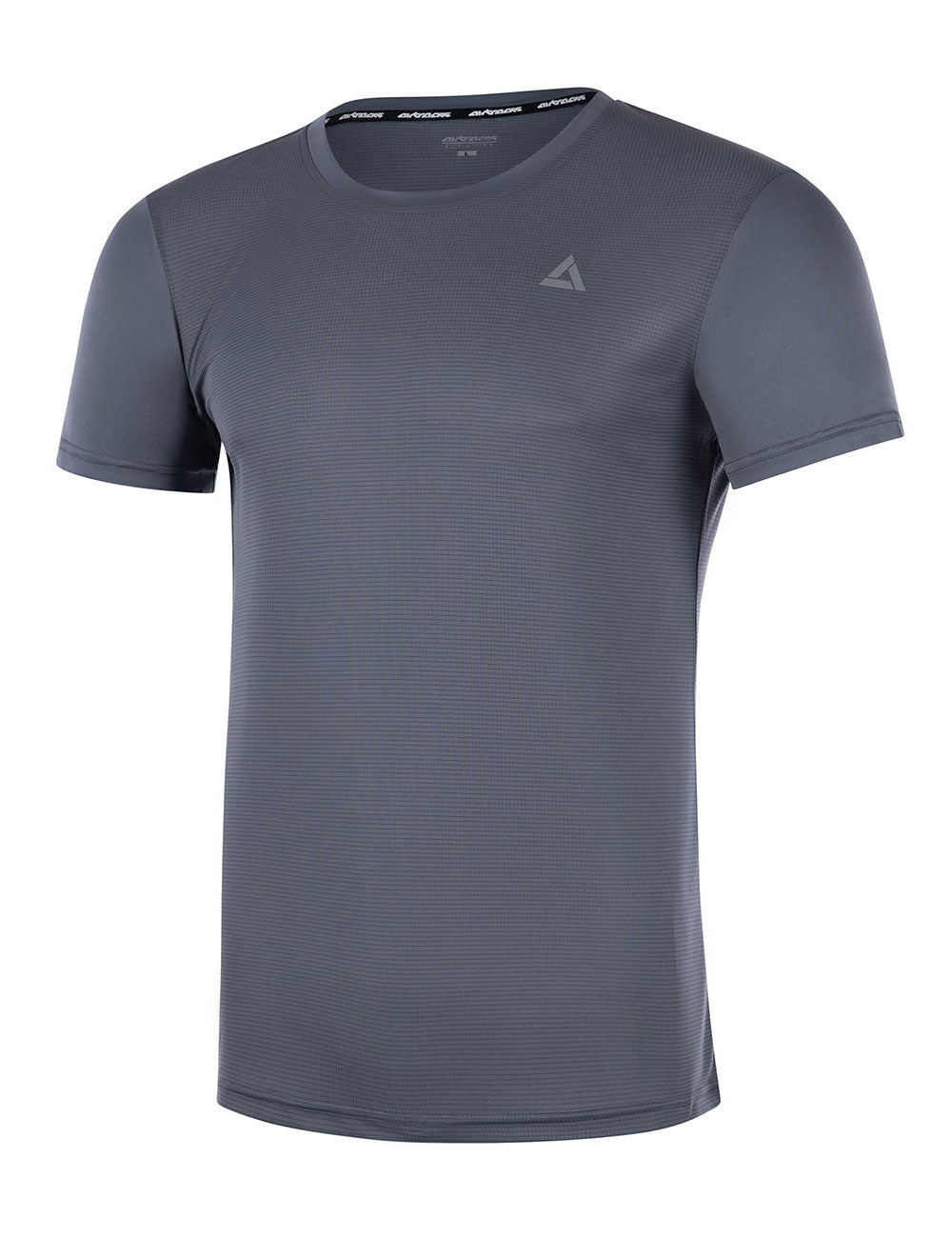 airtracks-comfort-line-t-shirt-running-gris-manches-courtes image 2