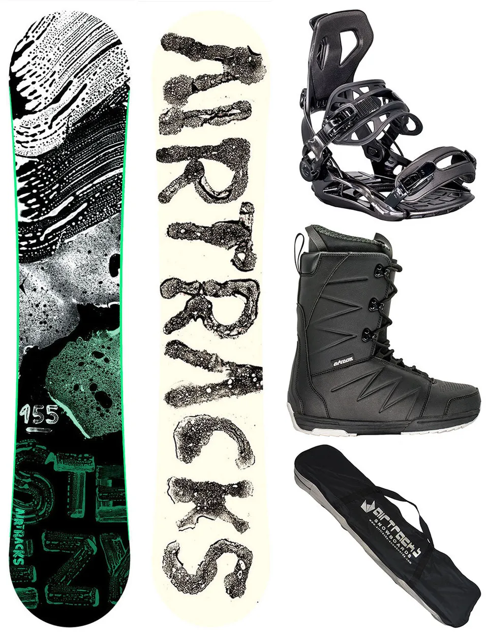 airtracks-steeze-set-snowboard-homme-155-cm-hybrid-rocker image 1
