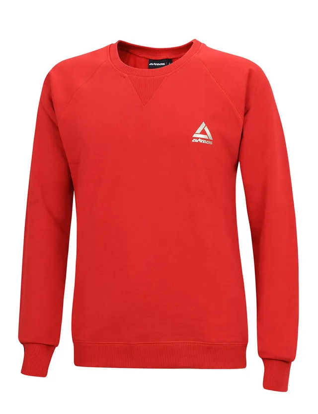 airtracks-comfort-line-sweat-hiver-rouge-col-rond-homme image 1