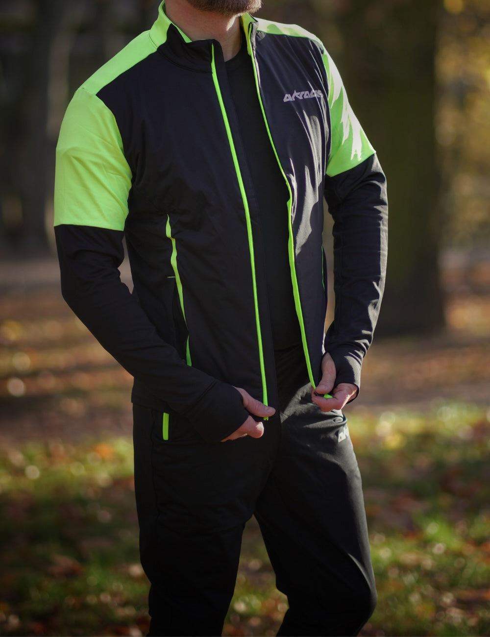 airtracks-pro-line-ensemble-running-homme-hiver-noir-n-on-2-pcs image 2