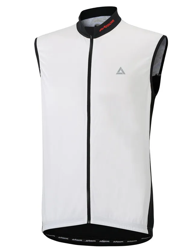 airtracks-comfort-line-maillot-v-lo-sans-manches-blanc-noir image 1