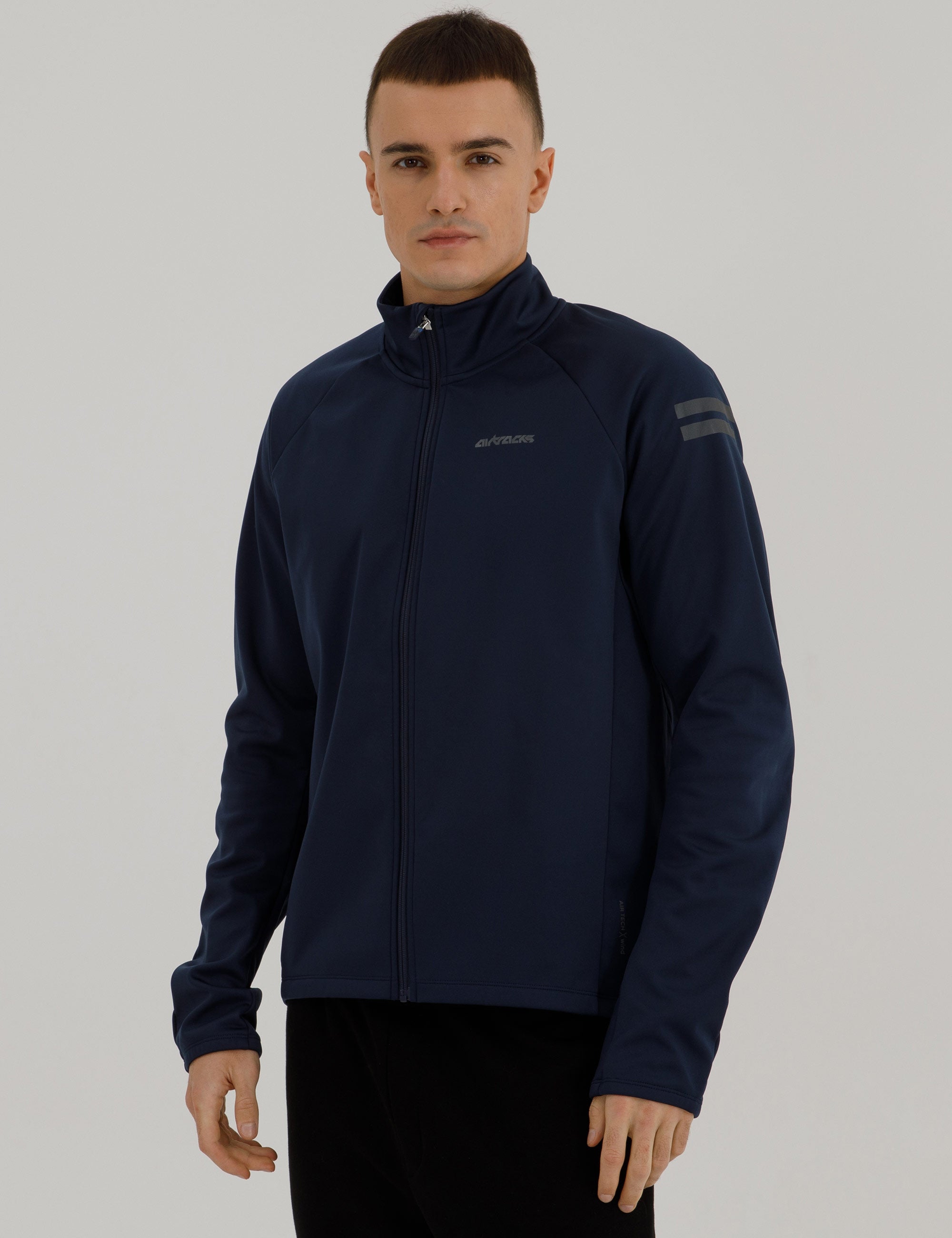 airtracks-active-comfort-veste-v-lo-homme-hiver-bleu-softshell image 1