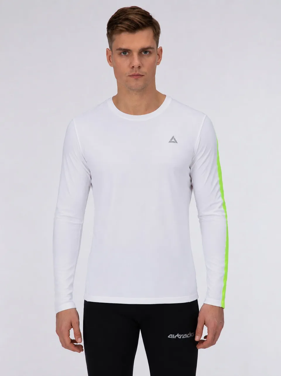 airtracks-pro-line-t-shirt-running-homme-blanc-n-on-manches-longues image 1