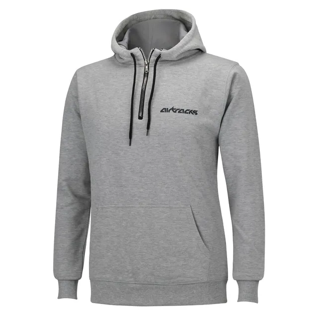 airtracks-sweat-zip-hoodie-homme-gris-capuche image 1