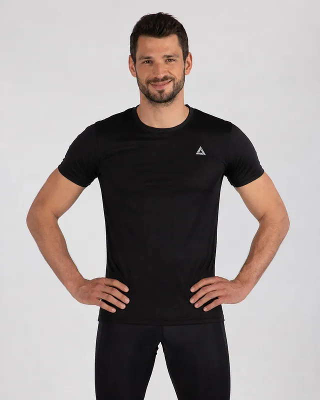 airtracks-comfort-line-t-shirt-running-noir-manches-courtes image 1