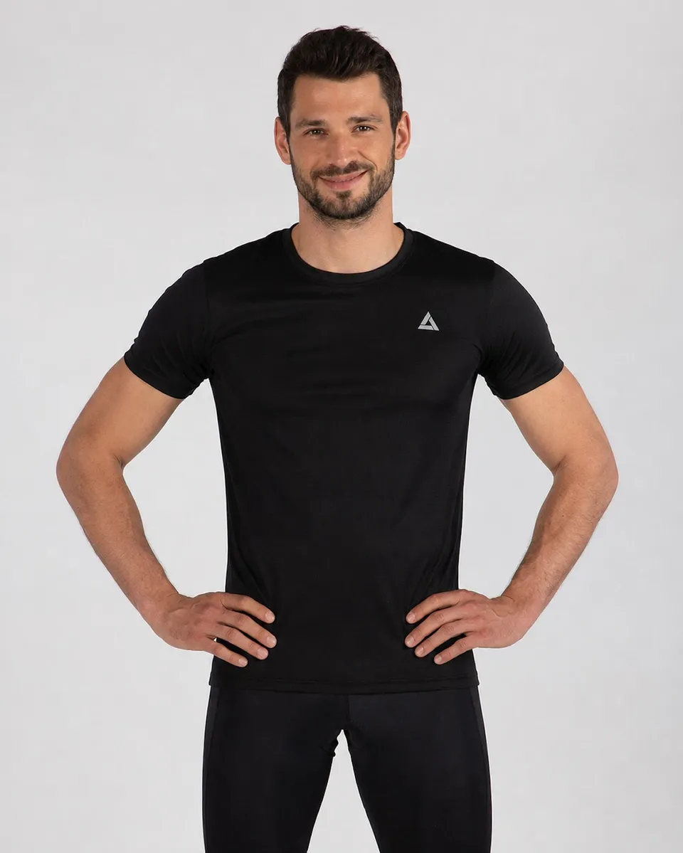 airtracks-comfort-line-t-shirt-running-noir-manches-courtes image 1