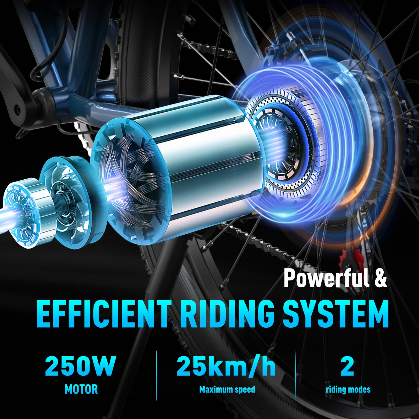 hitway-vtt-lectrique-26x3-0-48v-15ah-moteur-250w-noir image 2