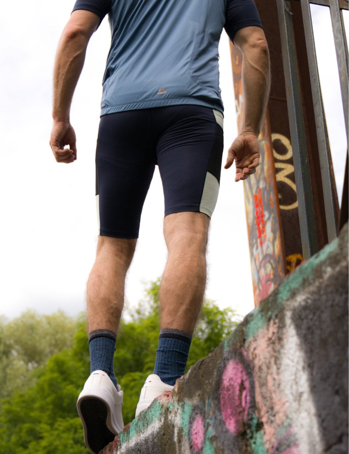 airtracks-tight-pro-team-collant-running-court-bleu image 6