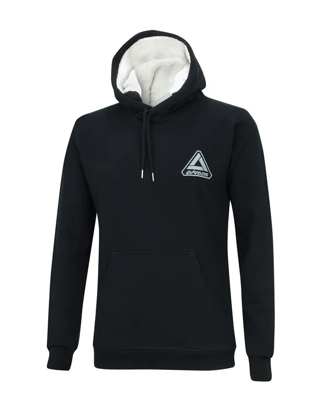 airtracks-sweat-capuche-homme-noir-hiver-coton-taille-l image 1