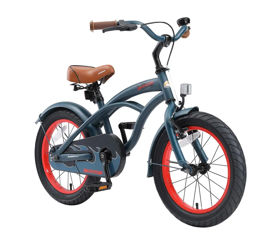 bikestar-cruiser-16-pouces-v-lo-enfant-bleu-4-5-ans image 1