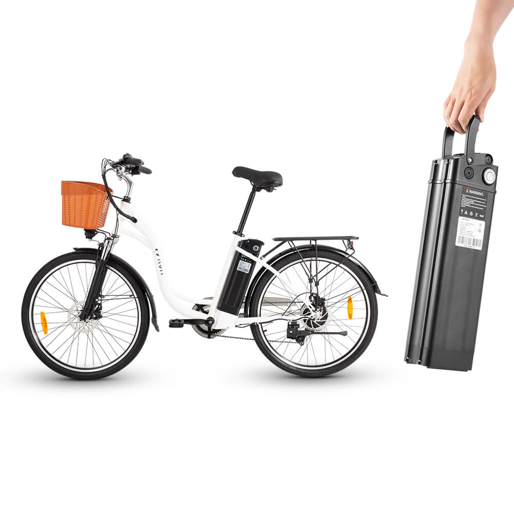 dyu-c6-v-lo-lectrique-ville-26-pouces-250w-blanc image 8