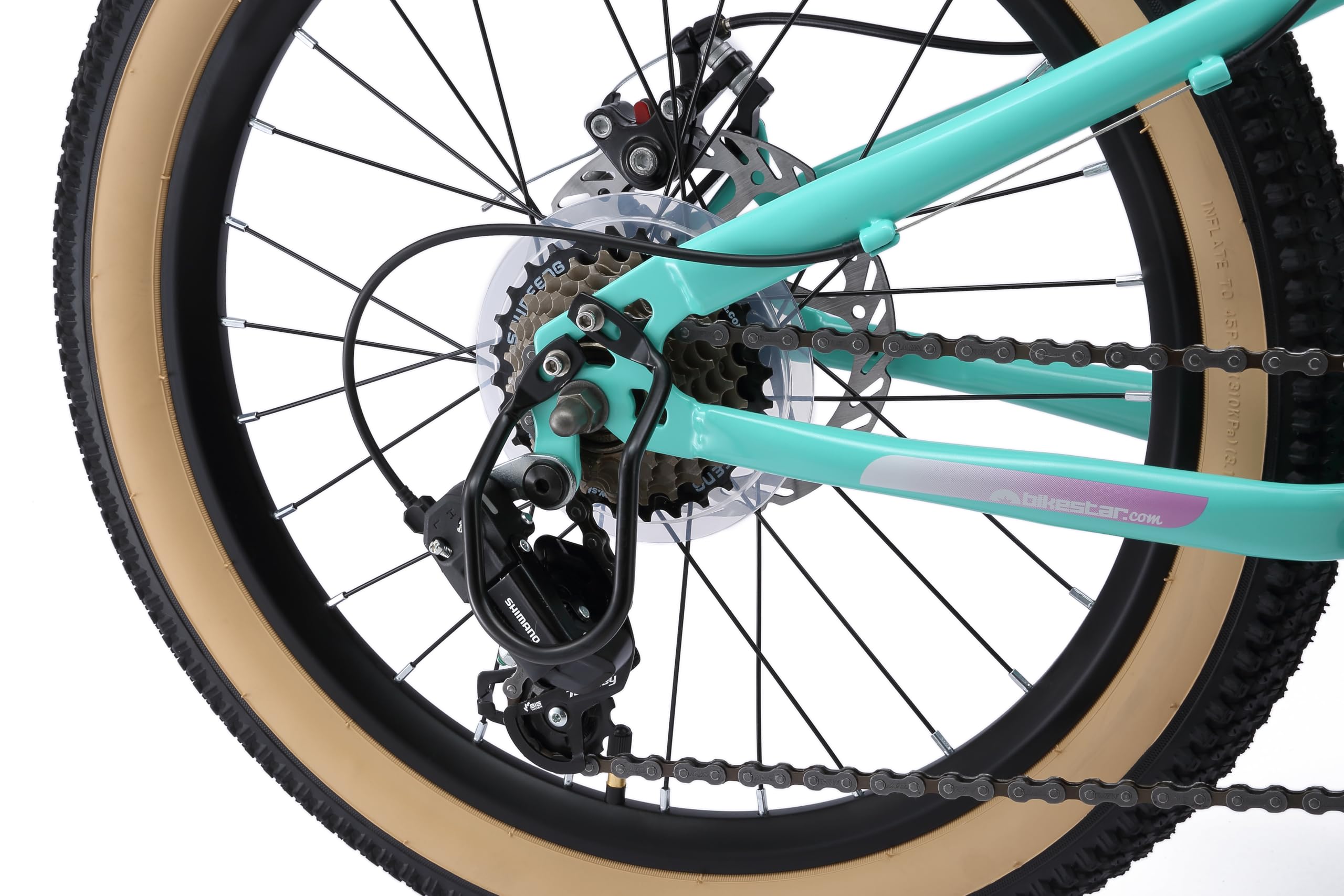 bikestar-vtt-enfant-20-pouces-menthe-7-vitesses-shimano image 5