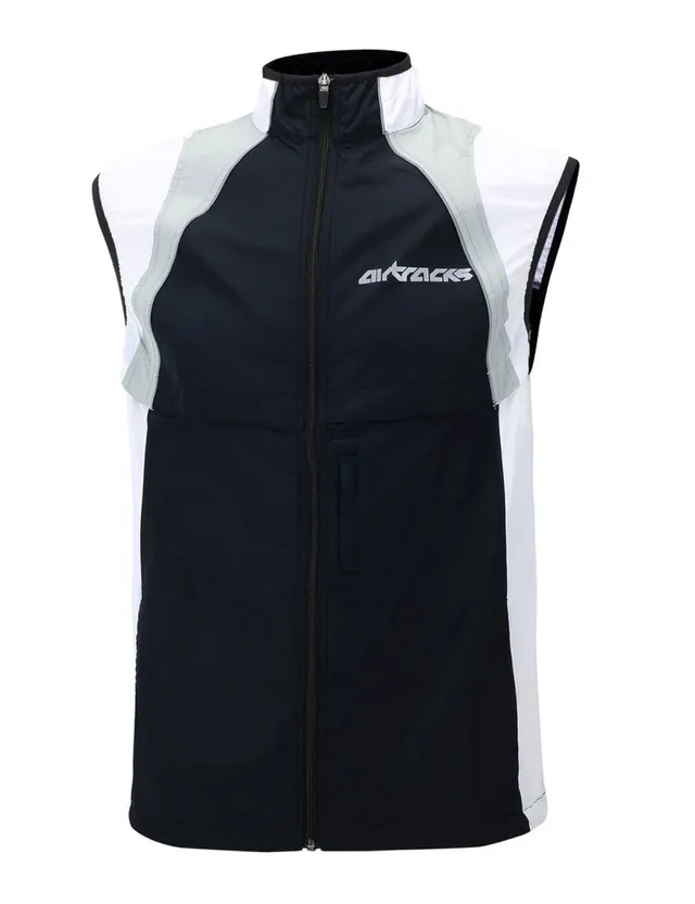 airtracks-gilet-v-lo-femme-noir-respirant-coupe-vent image 1