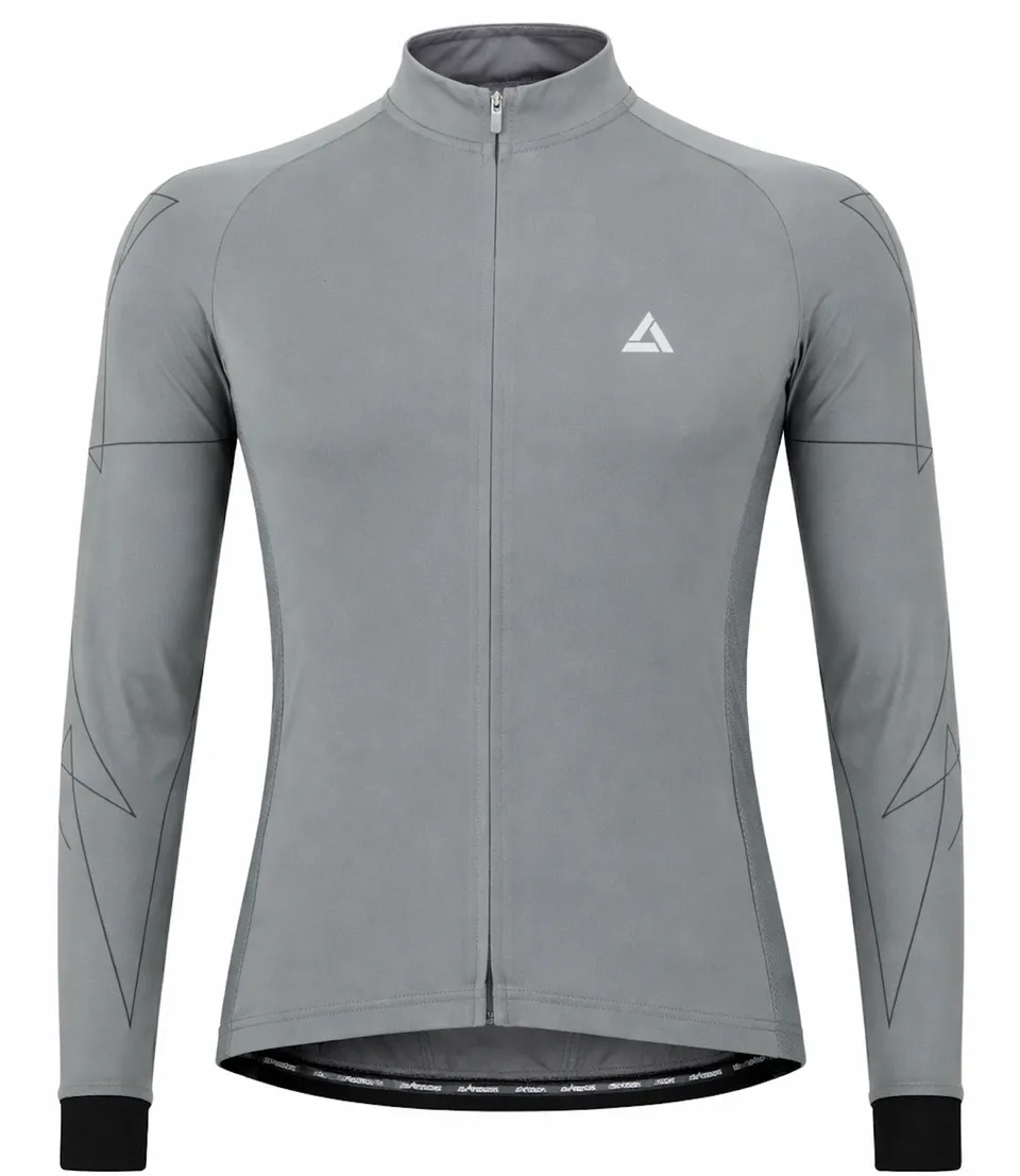 airtracks-pro-line-maillot-v-lo-homme-gris-noir-manches-longues image 1
