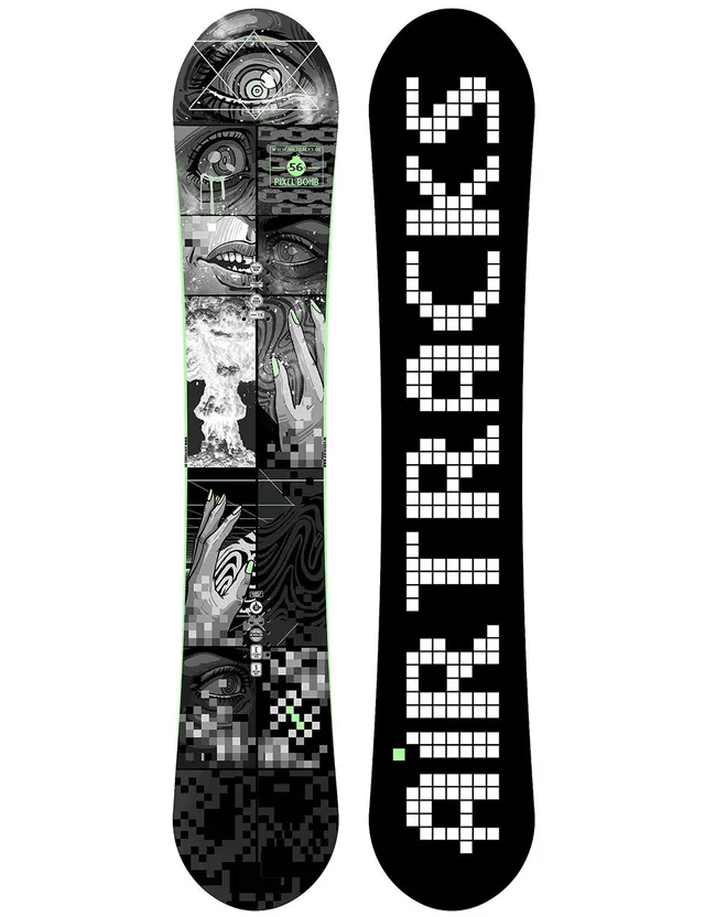airtracks-snowboard-pixel-bomb-carbon-zero-rocker-158-cm image 1
