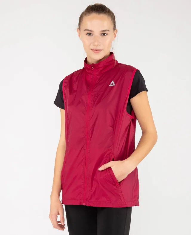 airtracks-team-line-gilet-v-lo-femme-coupe-vent-rouge-m image 1