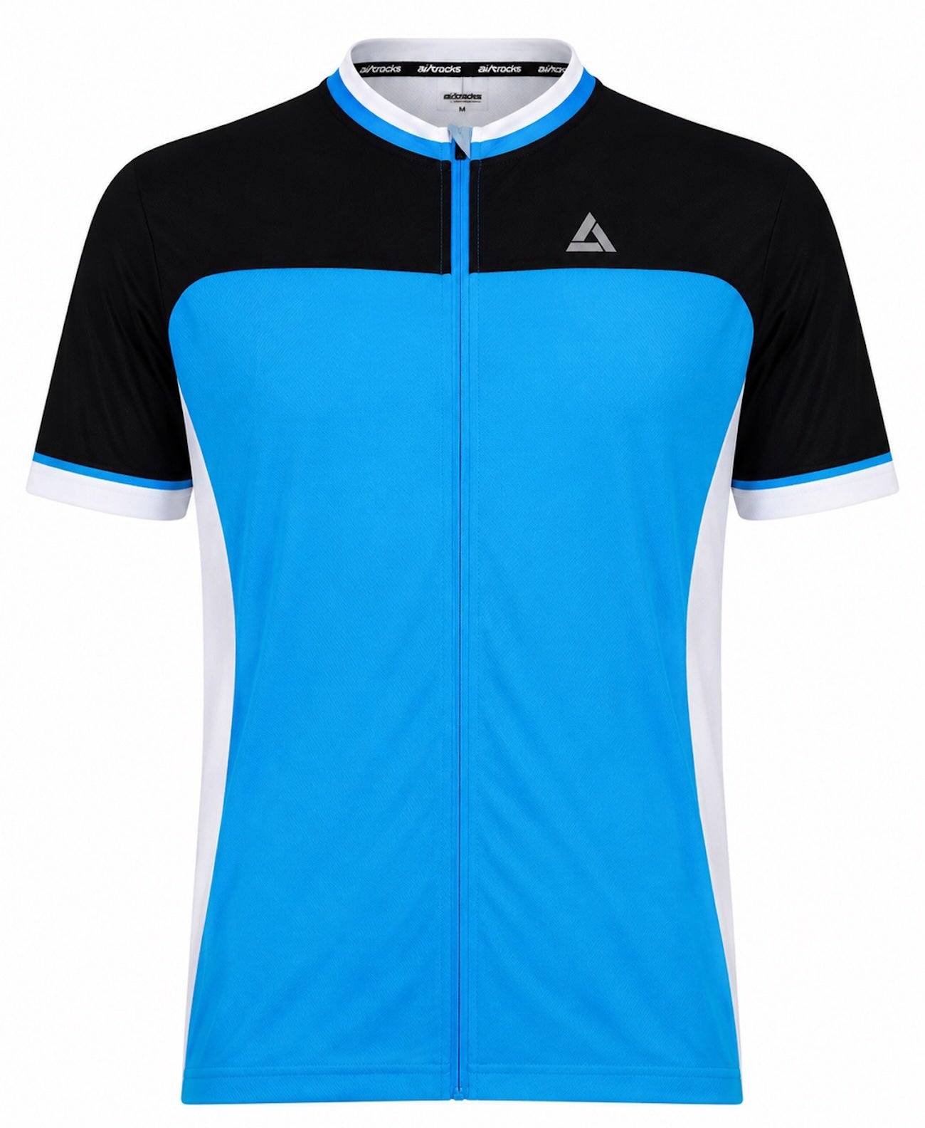 airtracks-pro-t-ii-maillot-v-lo-homme-manches-courtes-bleu-noir image 1
