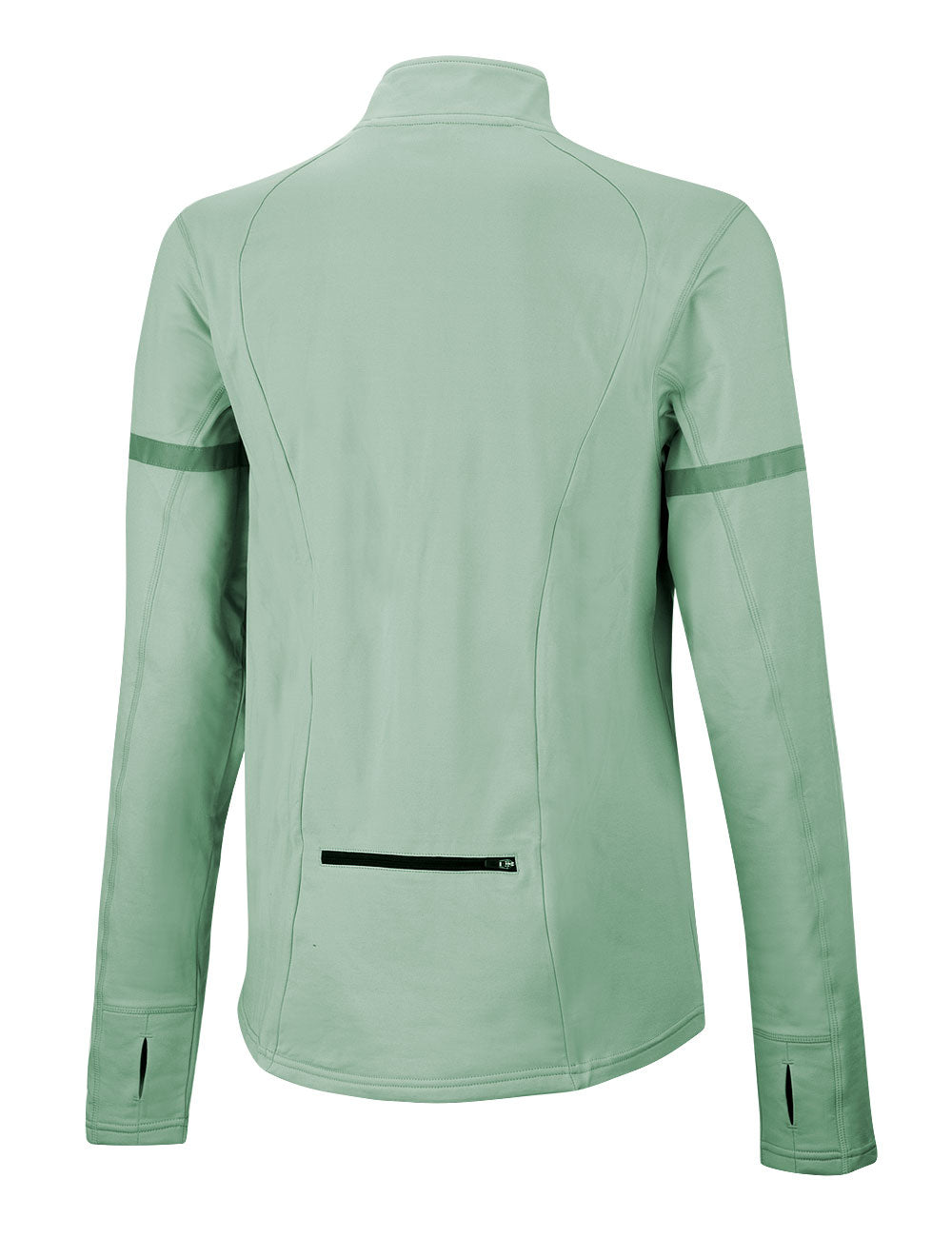 airtracks-thermo-maillot-v-lo-hiver-gris-manches-longues-polaire image 2