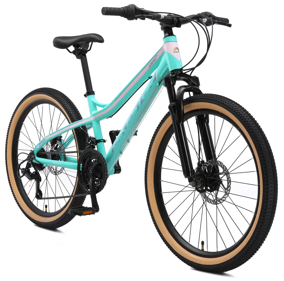 bikestar-vtt-enfant-24-pouces-21-vitesses-turquoise-10-13-ans image 1