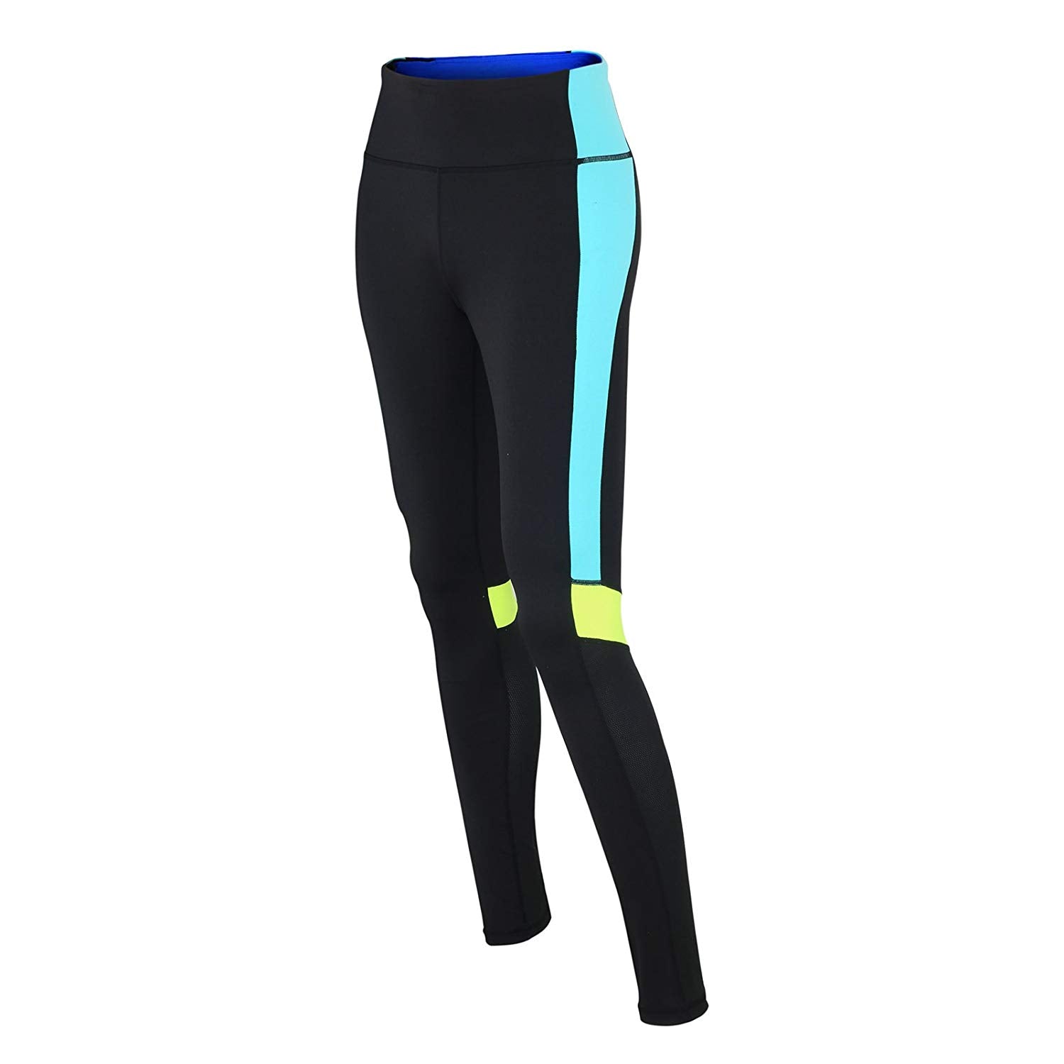 airtracks-pantalon-course-fitness-femme-noir-court-n-on-rouge-m image 1