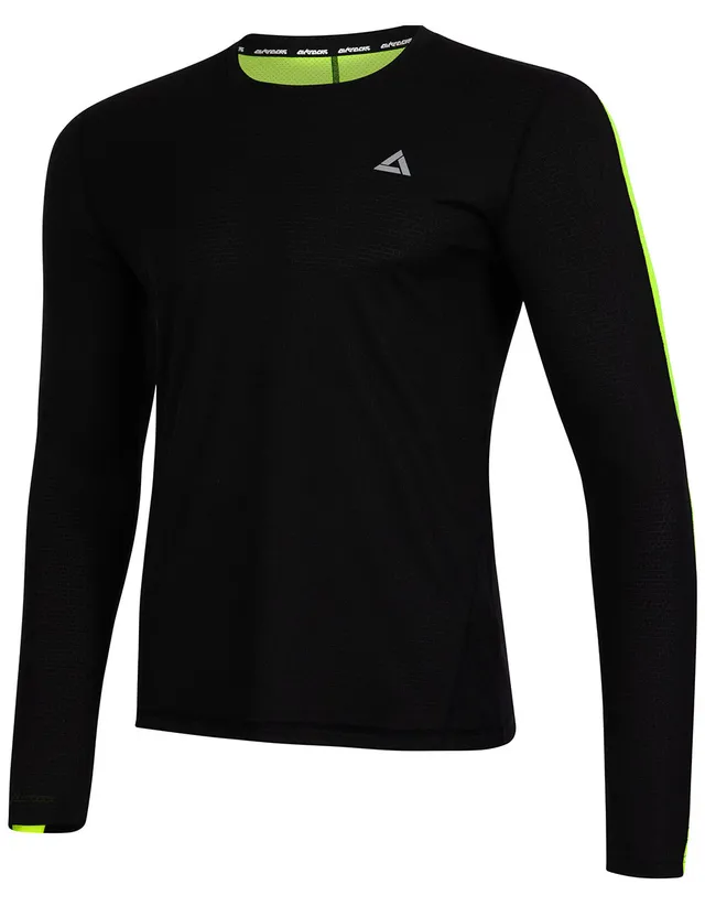 airtracks-pro-line-t-shirt-running-homme-manches-longues-noir image 1